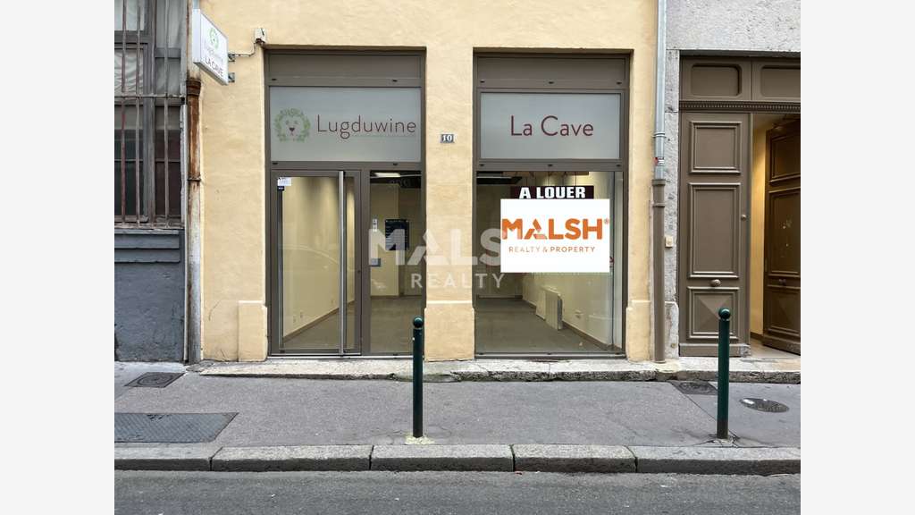Local commercial 46m² à louer à Lyon Guillotière