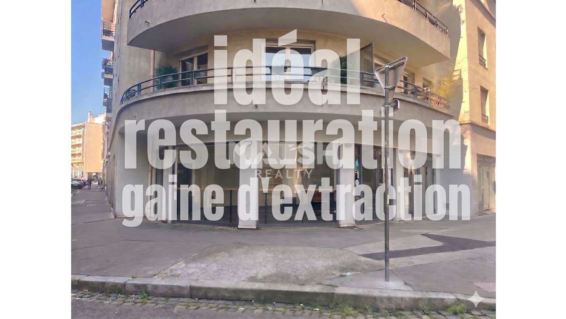A louer local commercial 88m² Lyon 7e Macé/Gerland