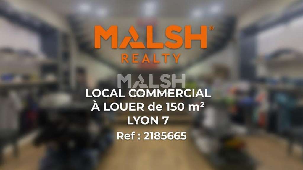Local commercial à louer 150m² à Lyon 7e Bd Farges