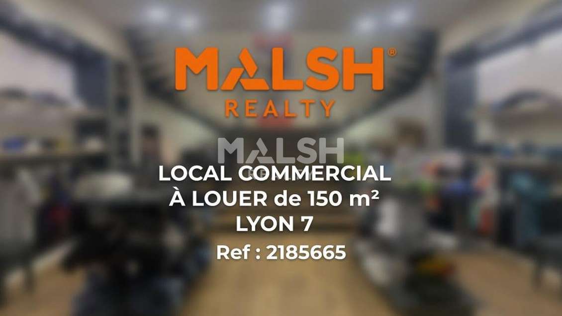 Local commercial à louer 150m² à Lyon 7e Bd Farges