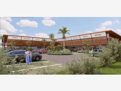 A louer cellules 813m² centre commercial Macouria