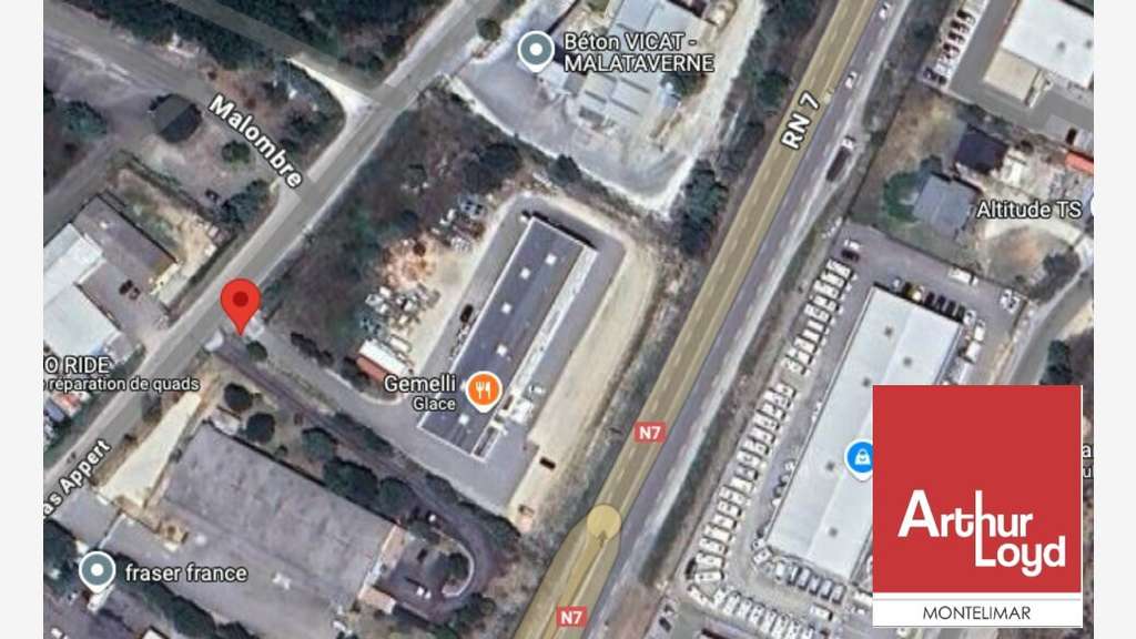 Local commercial 367m² à louer à Malataverne