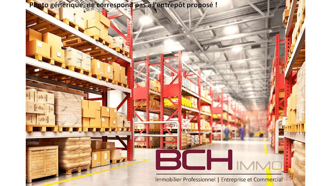 Location Entrepôt avec bureaux lumineux, accès P