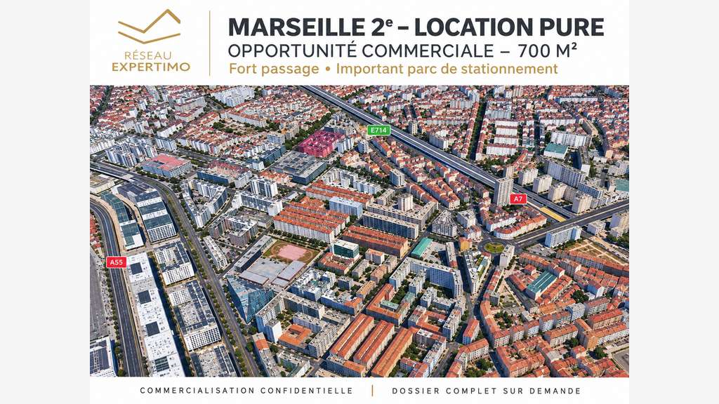 MARSEILLE 02 LOCATION PURE 700 M² - EMPLACEMENT