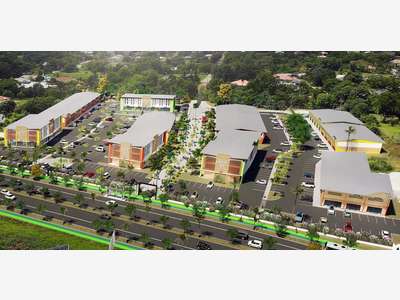 A louer bureaux 95 à 1100m² Retail Park Matoury