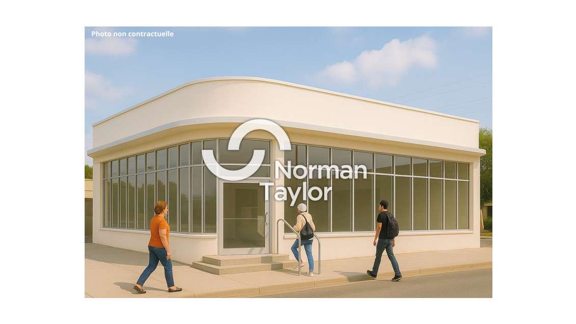 A louer local commercial 108m² centre Mauguio