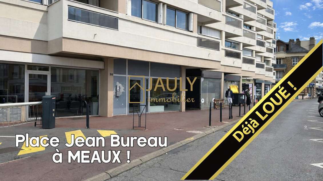 A louer local commercial de 46m² à Meaux centre