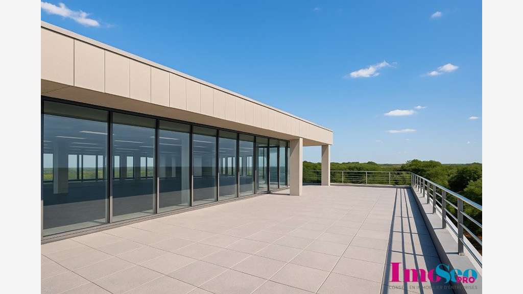 Local neuf 646m² à louer Mérignac prox Chemin Long