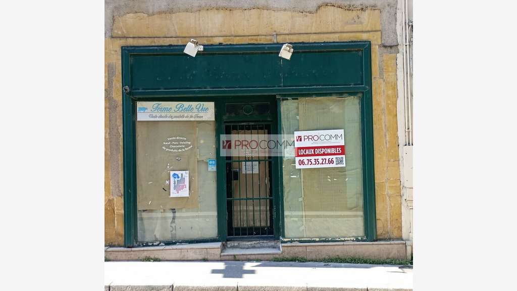 Local commercial 107m² à louer à Metz centre