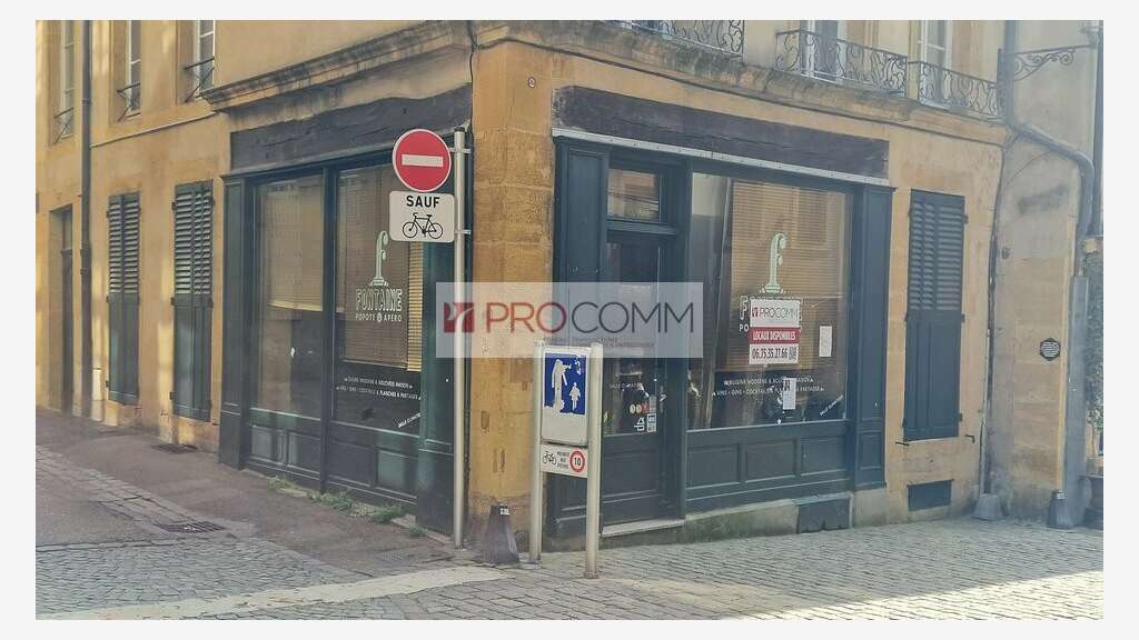 Local commercial 65m² à louer empl premium Metz