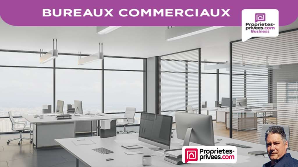A louer local commercial 80m² en étage à Mions