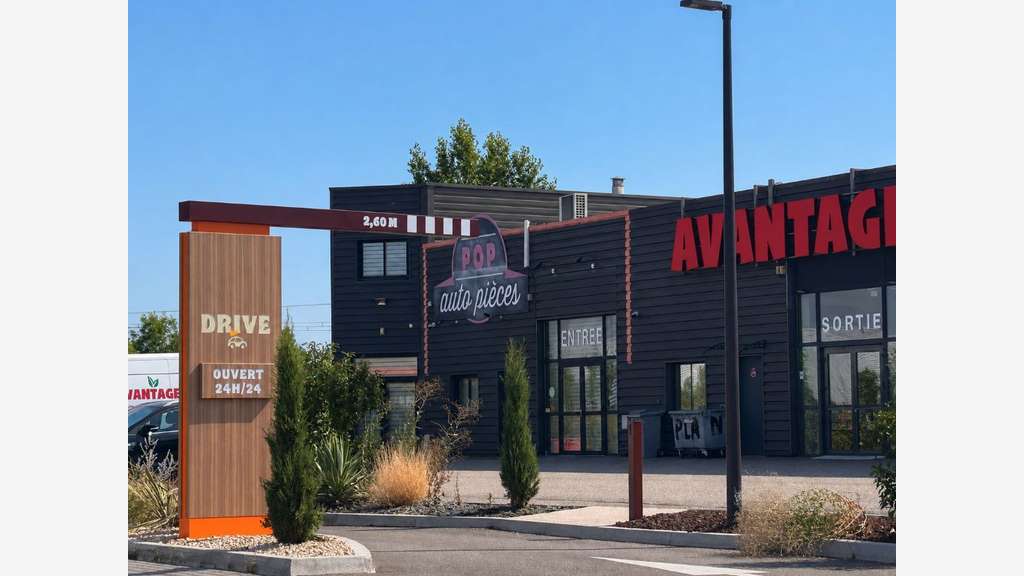 Loue local commercial de 170m² en zc à Mions