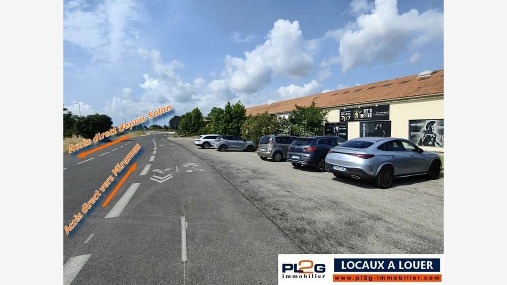 Local de 200m² à louer à l'entrée de Miramas 