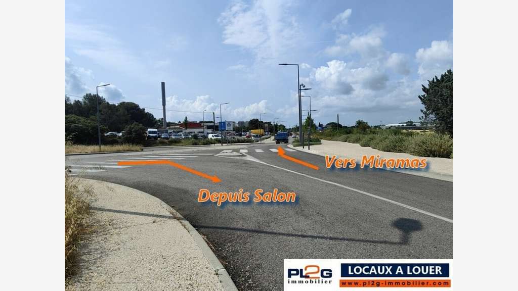 Local de 200m² à louer à l'entrée de Miramas 