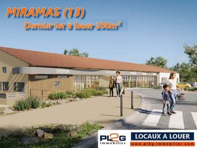 Local de 200m² à louer à l'entrée de Miramas