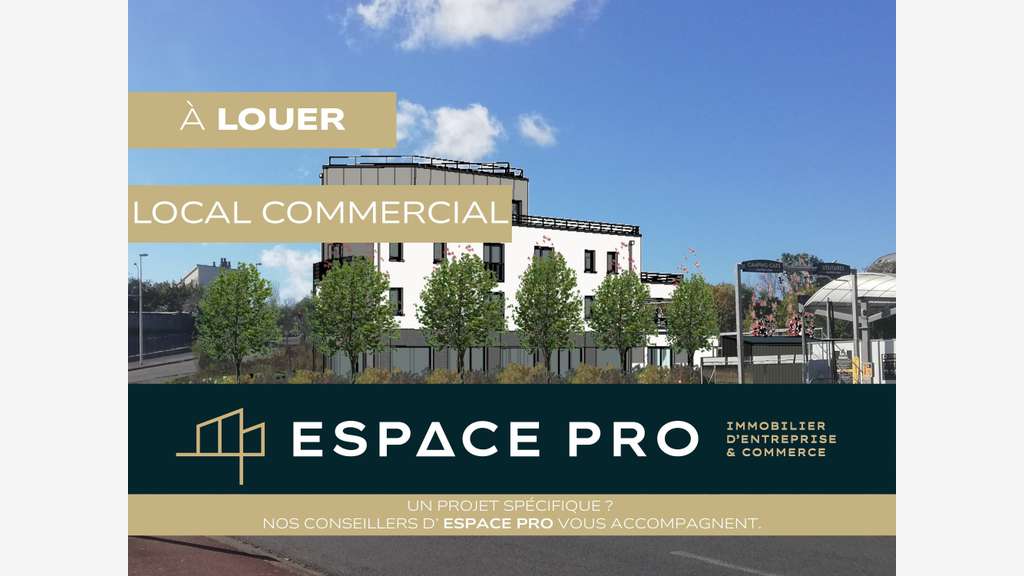 A louer local commercial neuf divisible Mondeville