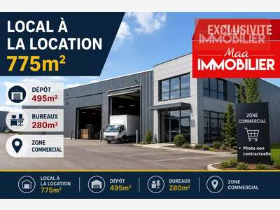 A louer local commercial 775m² Monistrol sur Loire