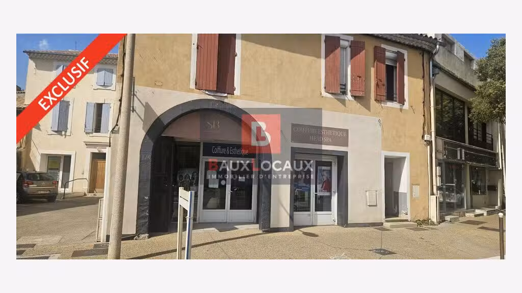 A louer local commercial 90m² à Monteux centre