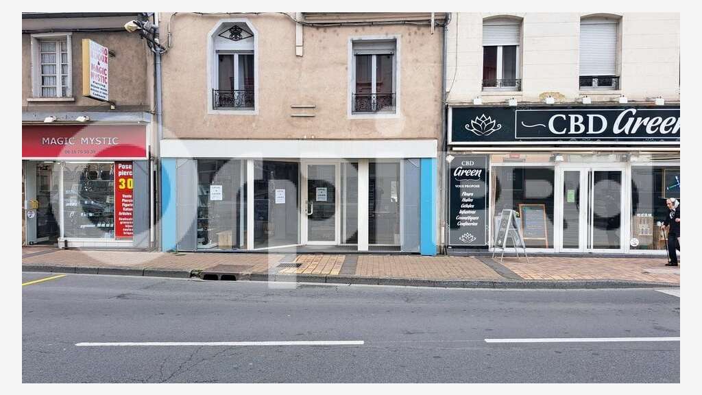Local commercial 75m² à louer à Montluçon centre
