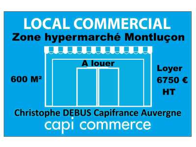 Location Locaux commerciaux - Boutiques à Montluçon