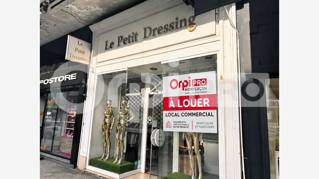Local commercial 30m² à louer à Montluçon centre