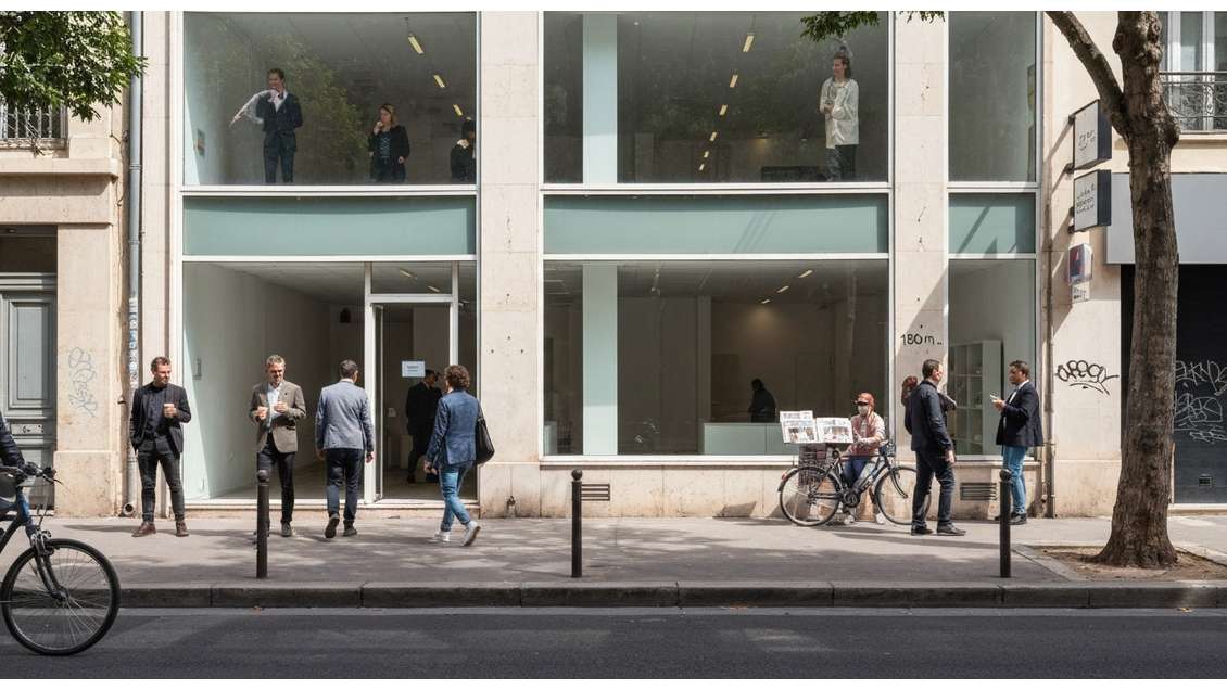 A louer local commercial 180m² Montpellier centre