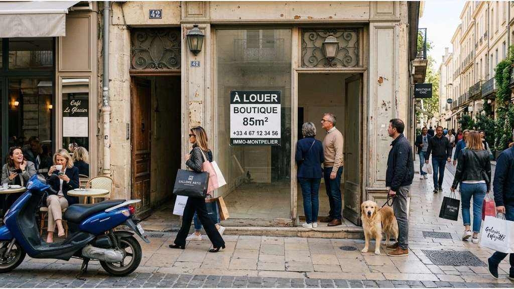 Local commercial à louer, Montpellier, rue Foch.