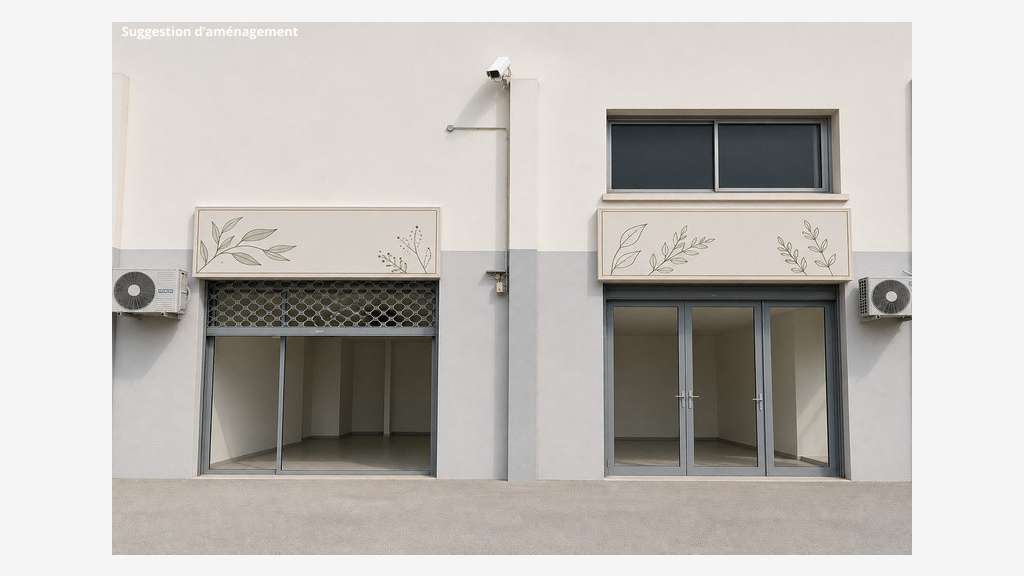 Local commercial 105m² à louer secteur Grand M