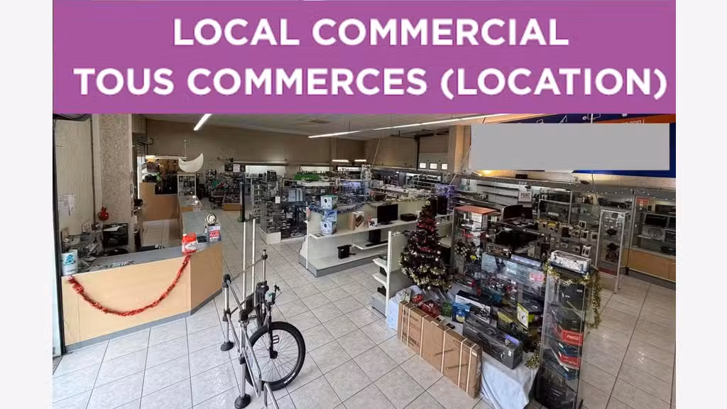 A louer local commercial 383m² divisible à Muret