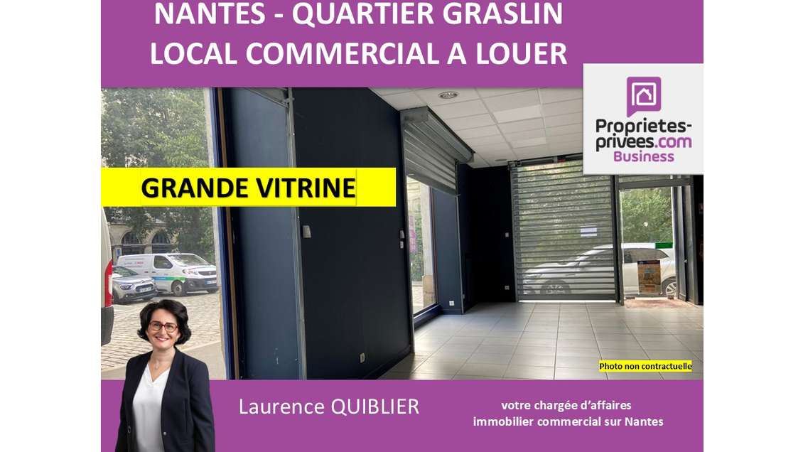 Local commercial à louer 90m² à Nantes Graslin