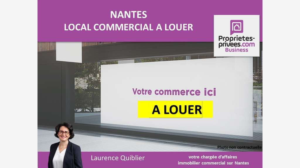 Local commercial 60m² à louer à Nantes centre