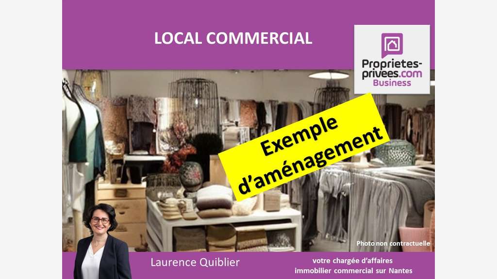 Local commercial 320m² à louer à Nantes centre