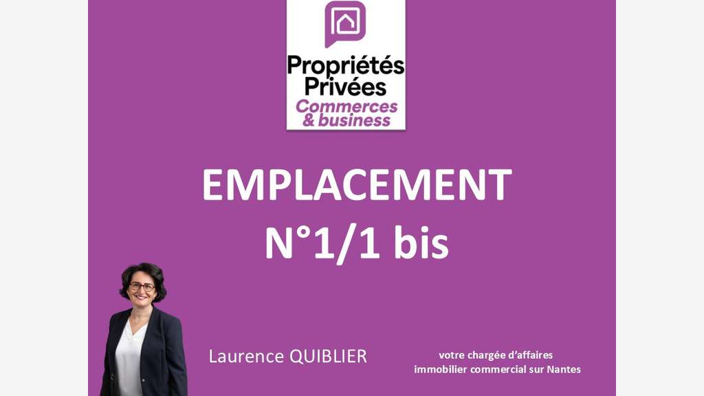 Local commercial 51m² à louer à Nantes Graslin