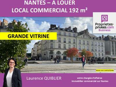 Local commercial 192m² à louer à Nantes Bouffay