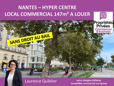 Local commercial à louer 143m² à Nantes centre