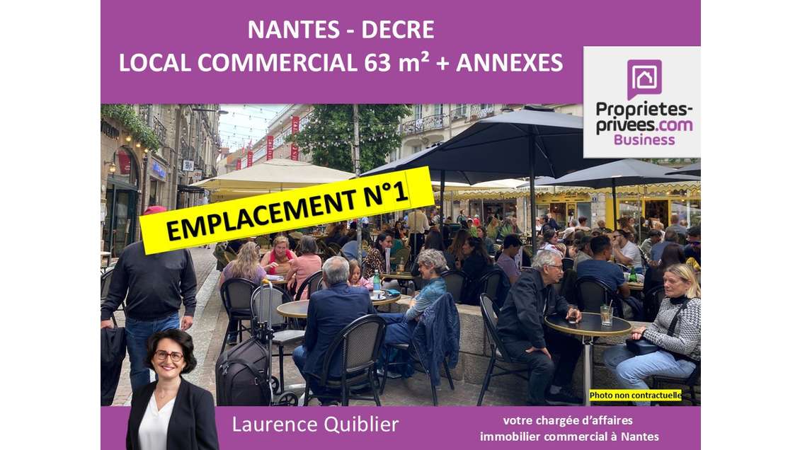Bail à céder location local 63m² à Nantes Decré