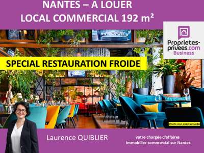 A louer local commercial 219m² à Nantes Wattignies
