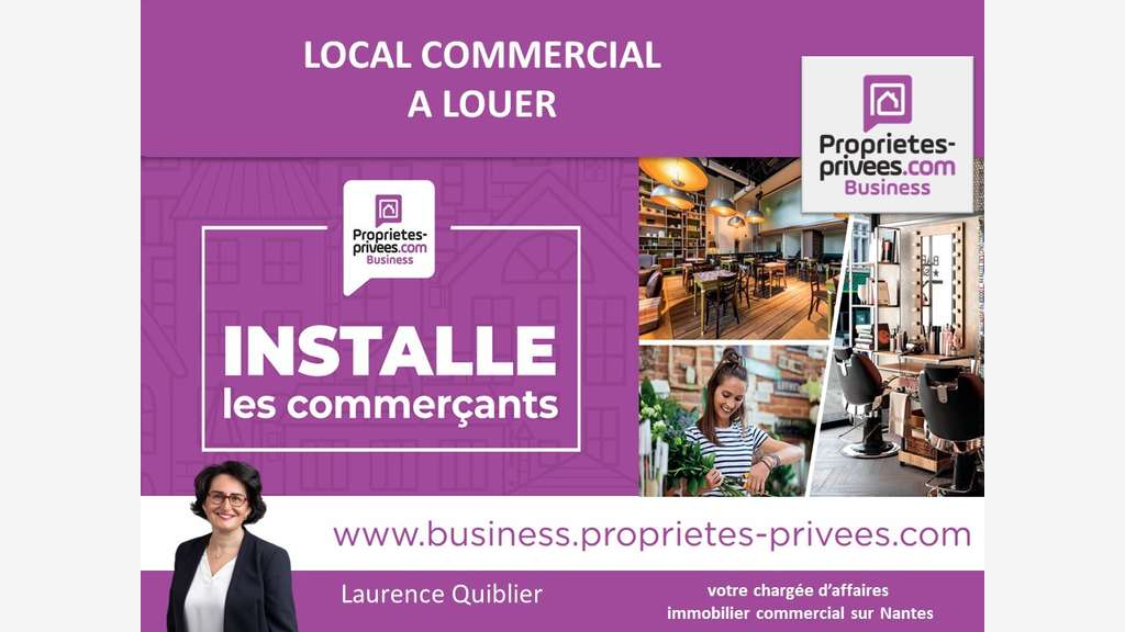 Local commercial à louer 53m² à Nantes Rue Racine