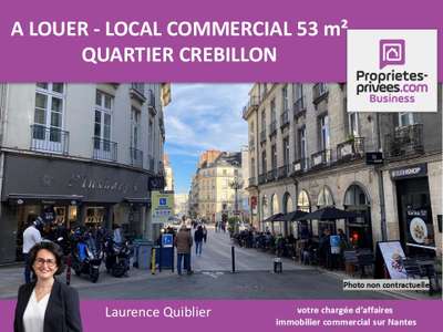 Local commercial à louer 53m² à Nantes Rue Racine