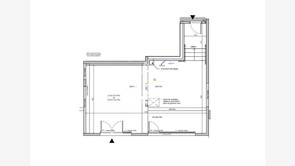 À louer local commercial neuf 67m² à Nantes Est 