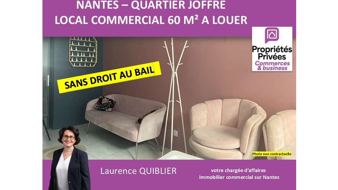 A louer local 60m² proche Cathédrale à Nantes