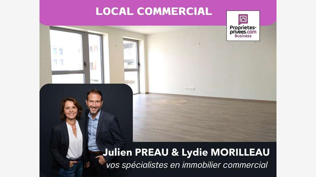 A louer local 195m² empl N°1 Île de Nantes