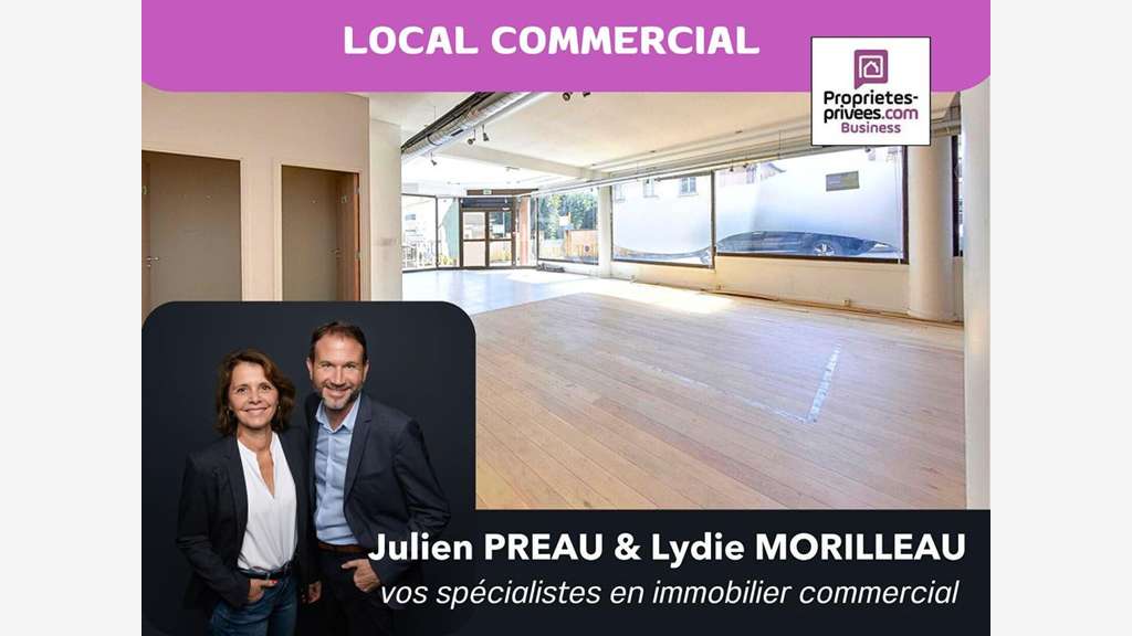 A louer local 195m² empl N°1 Île de Nantes