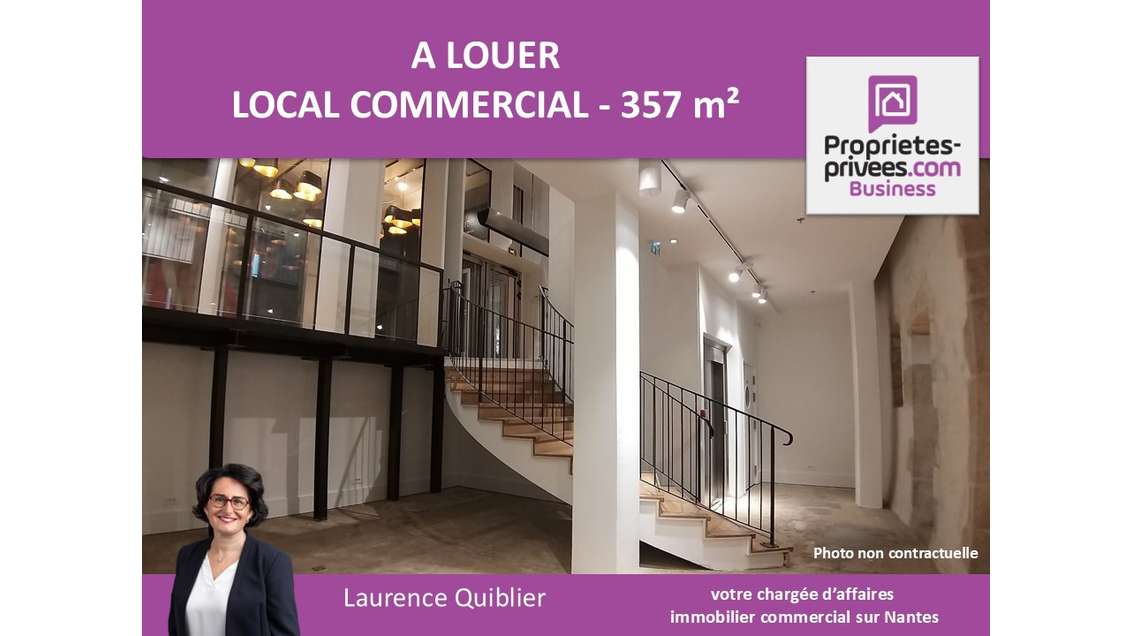 Local commercial à louer 357m² à Nantes centre