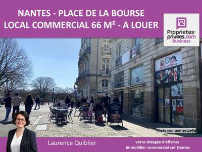 Local commercial à louer 66m² à Nantes centre