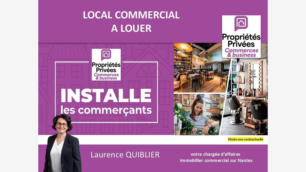 A louer local commercial 205m² à Nantes Crébillon