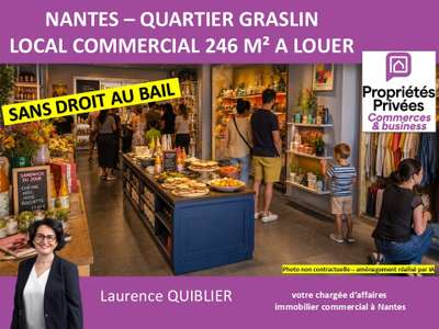 A louer local 246m² Nantes Graslin - Crébillon