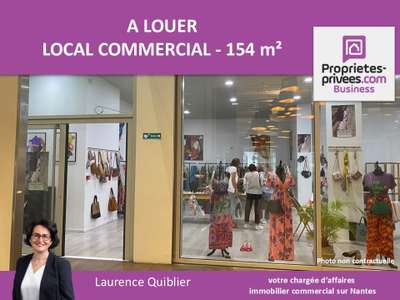Loue local commercial de 154m² à Nantes centre