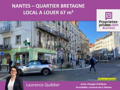 A louer local commercial 67m² Nantes centre Brem