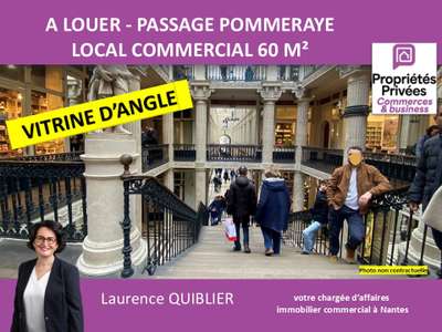 A louer local 60m² Nantes emplacement premium